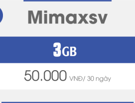 Gói cước MIMAXSV Viettel