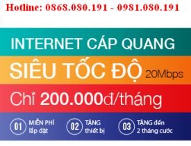 Lắp đặt mạng  cáp quang Viettel Huyện Củ Chi