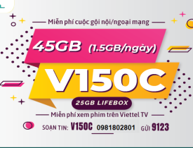 Gói cước V150C Viettel