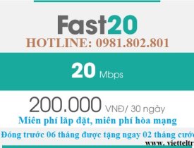 Đăng ký internet cáp quang Viettel HCM