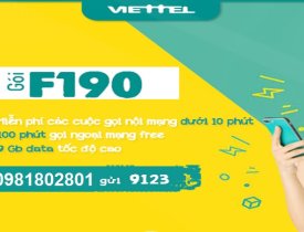 Gói cước F190 Viettel